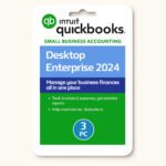 QuickBooks Desktop Enterprise 2024, Lifetime License, 3 User