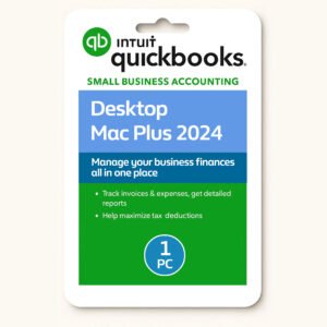 QuickBooks Desktop Mac Plus 2024, Lifetime License, 1 User