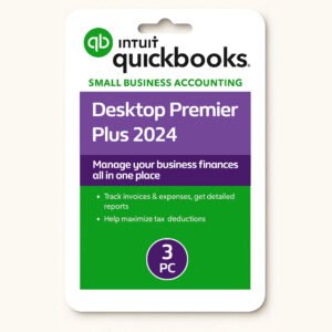 QuickBooks Desktop Premier Plus 2024, Lifetime License, 3 User